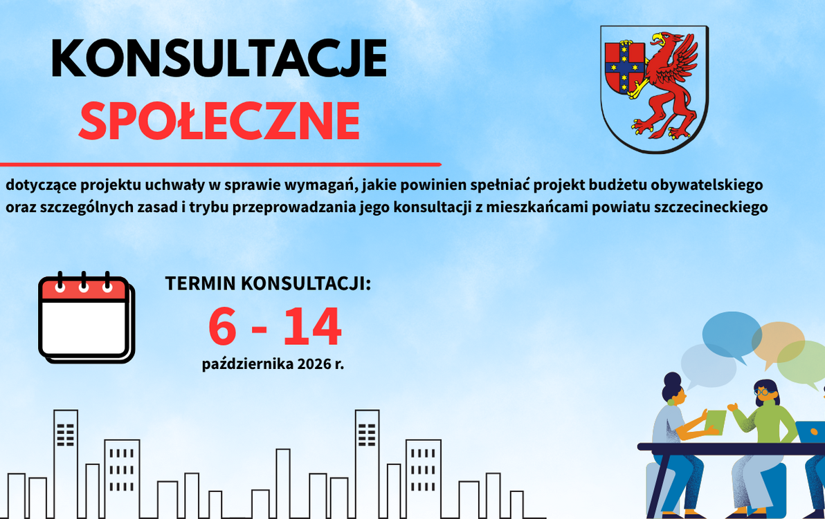 Zdjęcie do Ogłoszenie Zarządu Powiatu Szczecineckiego w sprawie konsultacji społecznych