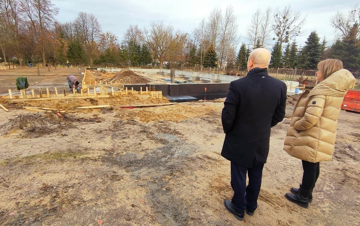 Zdjęcie do Noworoczna wizytacja trwających inwestycji