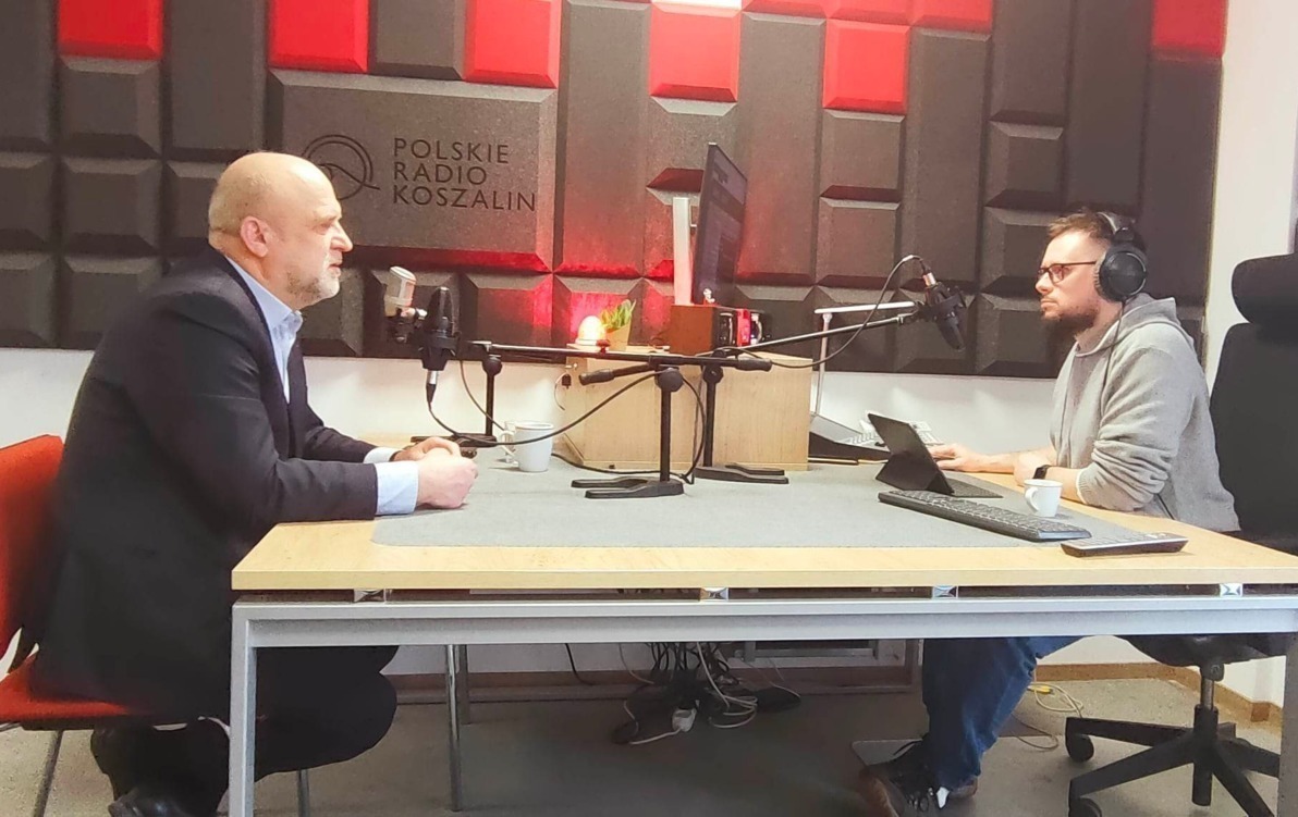 Zdjęcie do Starosta Krzysztof Lis był gościem &bdquo;Studia Bałtyk&rdquo;