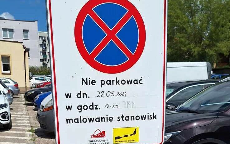 Zdjęcie do Malowanie linii parkingowych &ndash; zakaz parkowania 