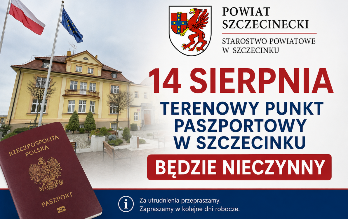 Zdjęcie do Terenowy Punkt Paszportowy będzie nieczynny 14 sierpnia