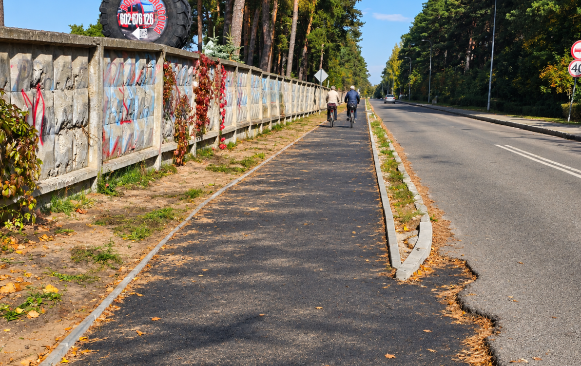 Rowerowa pętla w Bornem Sulinowie coraz bliżej. Nowa ścieżka już służy mieszkańcom