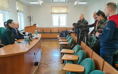 Zdjęcie do Konferencja starosty Krzysztofa Lisa i minister Małgorzaty Golińskiej
