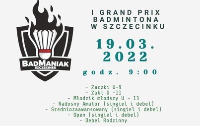 Zdjęcie do I Grand Prix Badmintona w Szczecinku 