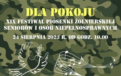 Zdjęcie do DLA POKOJU &ndash; XIX OG&Oacute;LNOPOLSKI FESTIWAL PIOSENKI ŻOŁNIERSKIEJ SENIOR&Oacute;W I OS&Oacute;B NIEPEŁNOSPRAWNYCH