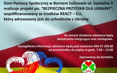 Zdjęcie do BEZPIECZNA PRZYSTAŃ DLA UKRAINY