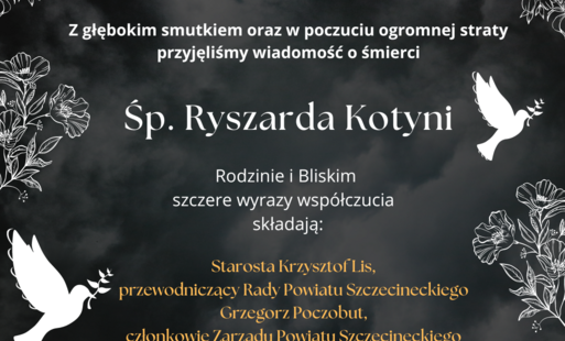 Zdjęcie do Szczere wyrazy wsp&oacute;łczucia 