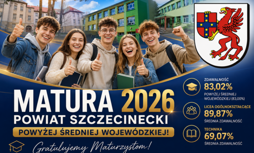 Zdjęcie do Matura 2026. Powiat Szczecinecki powyżej średniej wojew&oacute;dzkiej